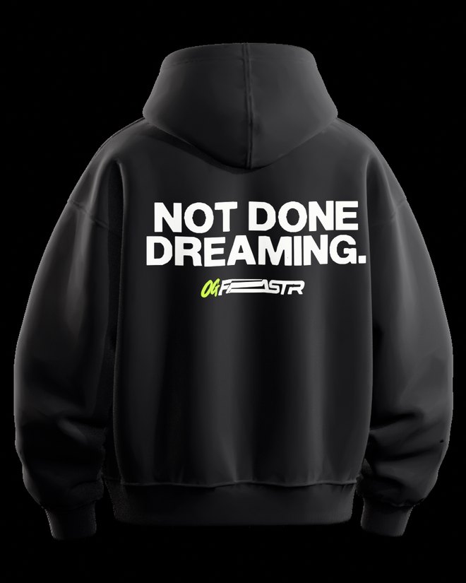 Graphic Hoodie in Black