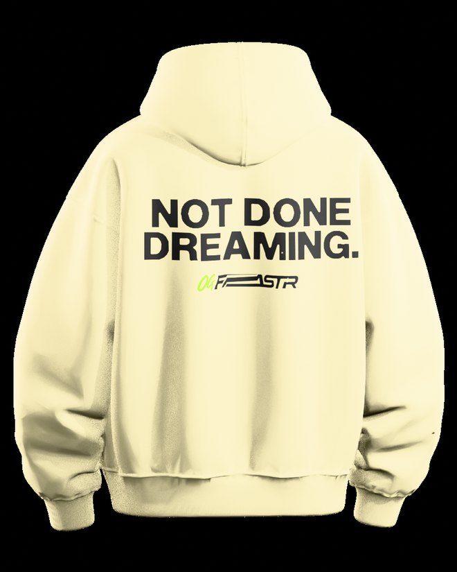 Graphic Hoodie in Butter Yellow